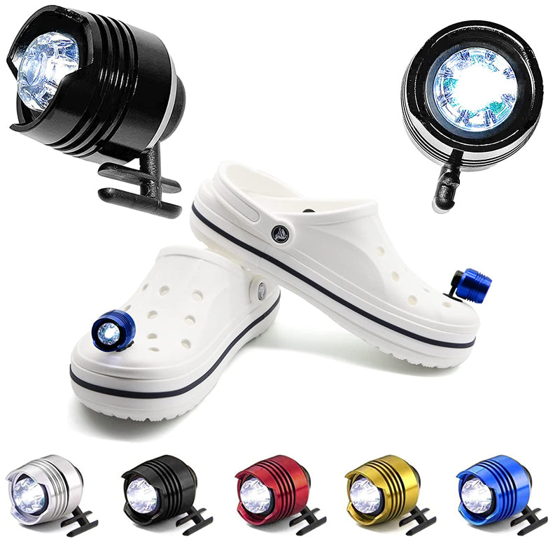 Crocs Headlights™ – Clip-On LED Lights for Clogs (2 Pack)