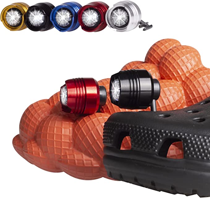 Crocs Headlights™ – Clip-On LED Lights for Clogs (2 Pack)