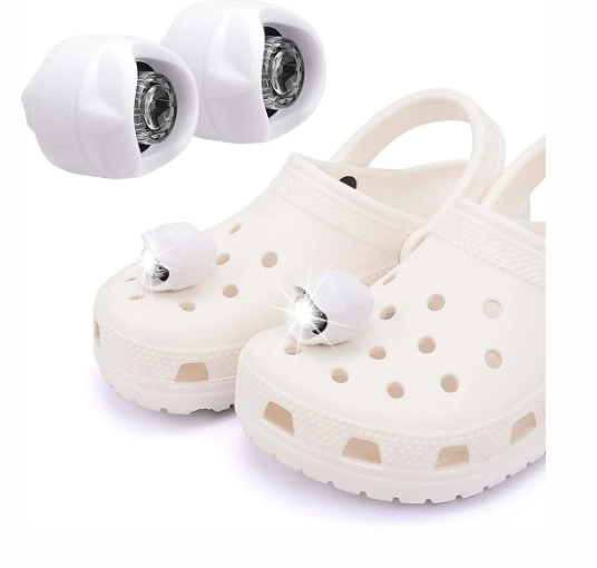 Crocs Headlights™ – Clip-On LED Lights for Clogs (2 Pack)