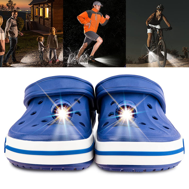 Crocs Headlights™ – Clip-On LED Lights for Clogs (2 Pack)