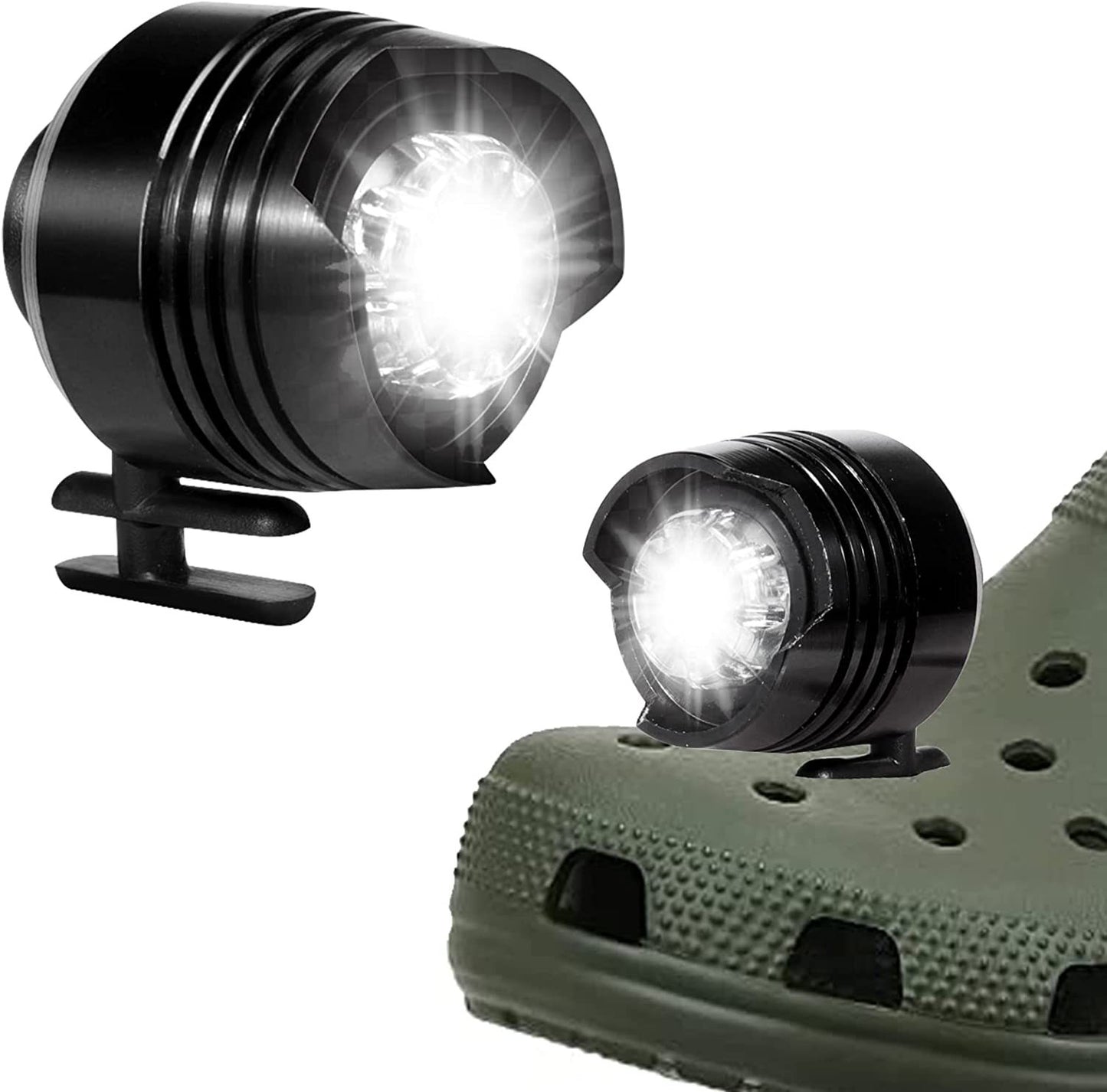 Crocs Headlights™ – Clip-On LED Lights for Clogs (2 Pack)