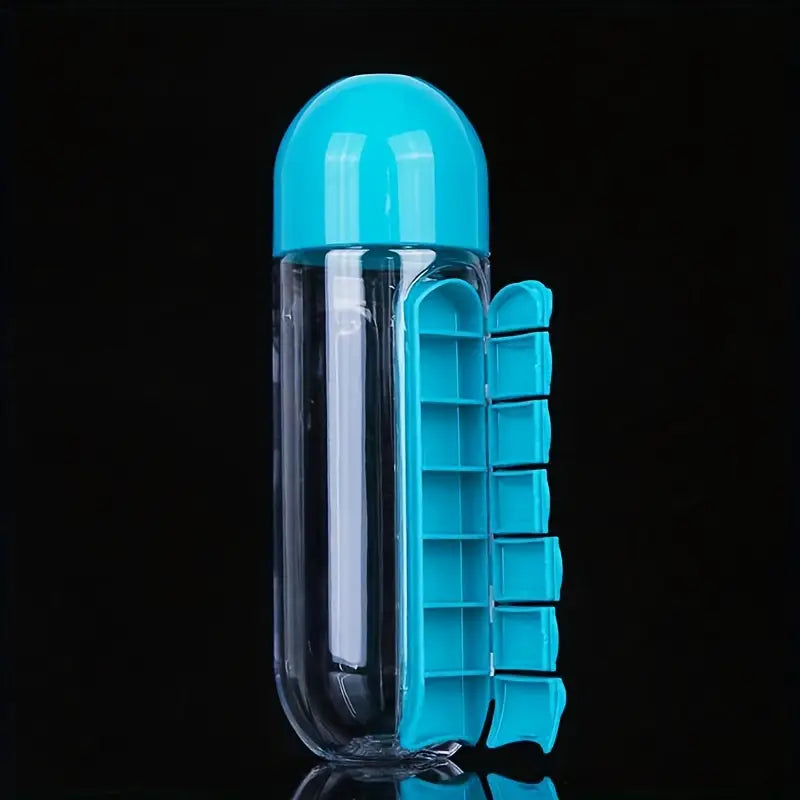 Water Bottle With Pill Organizer